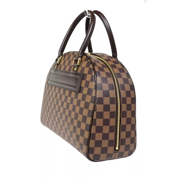 LOUIS VUITTON Nolita Hand Bag Damier Ebene Leather Brown France N41455 45FA611 - Picture 2 of 15